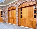 Elegant carriage house garage doors add an elegant touch to your exterior decor